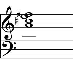 A Major6 Chord Music Notation