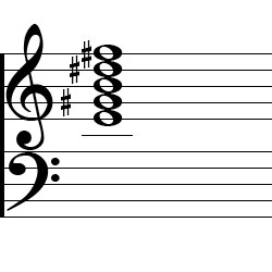 E Major9 Chord Music Notation