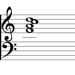 F Major6 Chord Music Notation